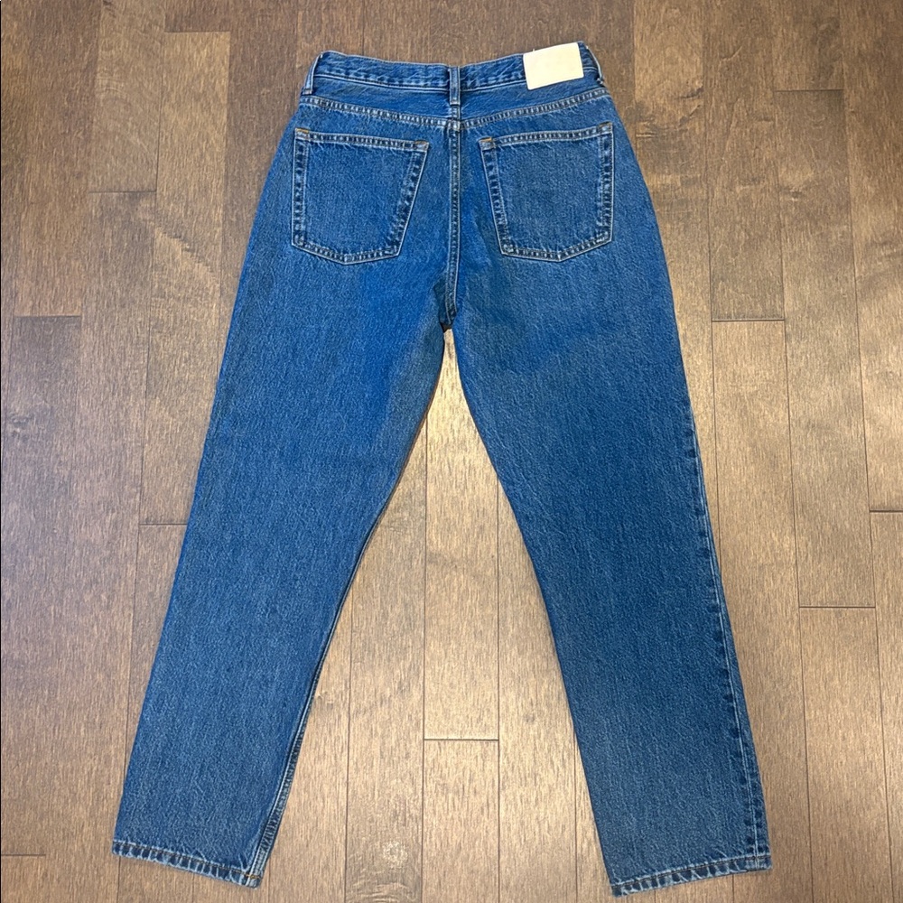 Everlane 100% Organic Cotton Denim, 90’s Cheeky, Size 27, Deep Atlantic Wash - Picture 8 of 9